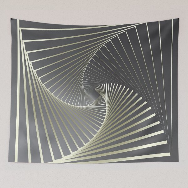 Item preview, gray yellow twirl designed and sold by feiermar.