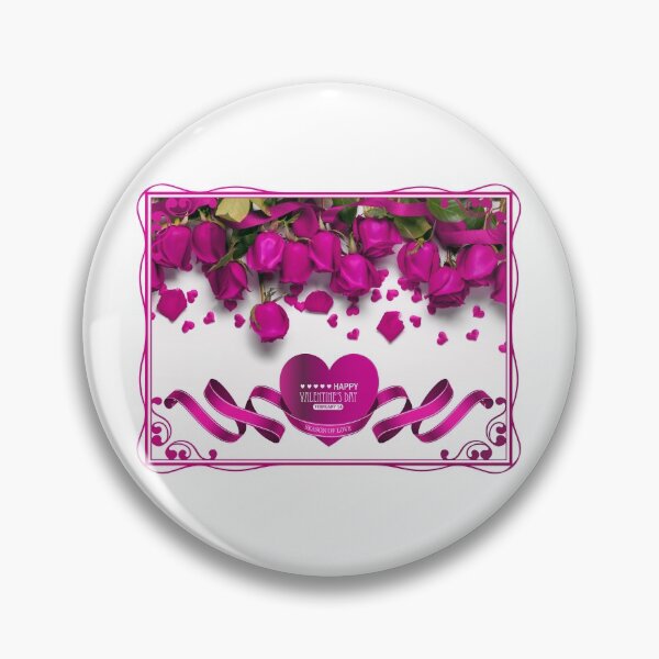 Item preview, Happy Valentine’s Day! Pink Roses designed and sold by PawsitiveMum.