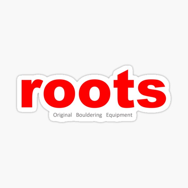 Roots Climbing Logo Sticker
