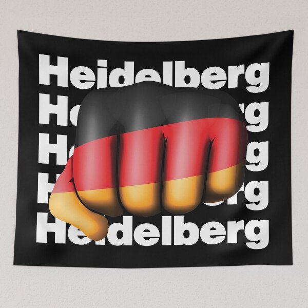Item preview, Strong Heidelberg Germany Fist Deutschland Flag  designed and sold by elhefe.