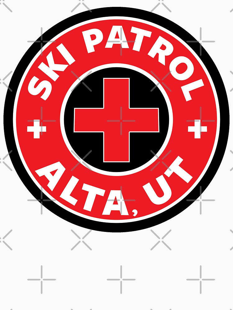 ALTA UTAH Skiing Ski Patrol Mountain Art