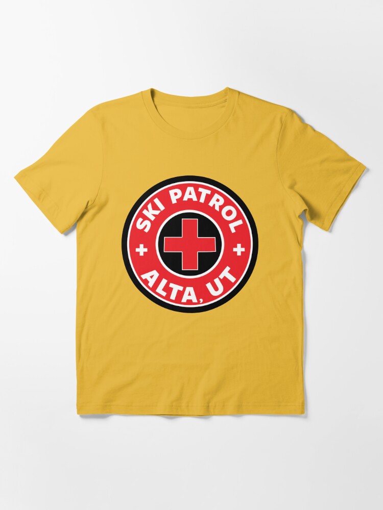 ALTA UTAH Skiing Ski Patrol Redbubble MyHandmadeSigns | by Essential Mountain T-Shirt for Sale Art
