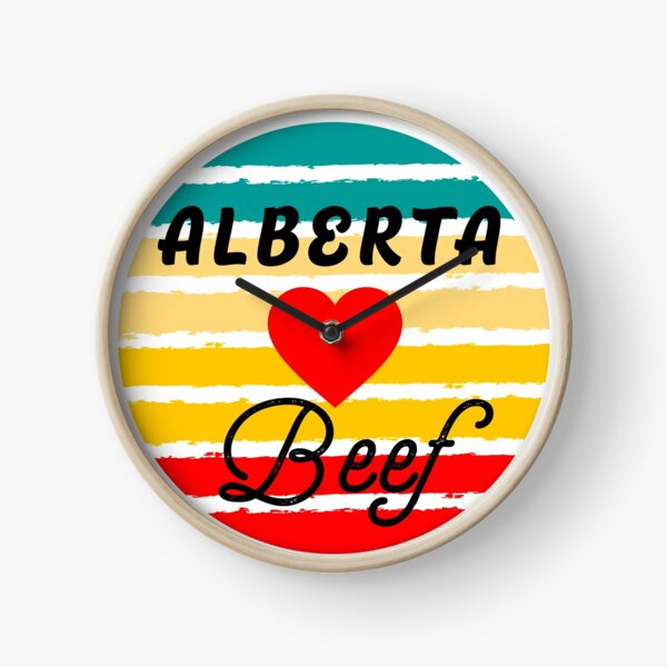 Vista previa del artículo con la obra «Me encanta la carne vintage de alberta», diseñado y vendido por FLASHOP.