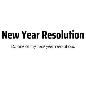 Artwork thumbnail, New Years Resolution by InputVSOutput