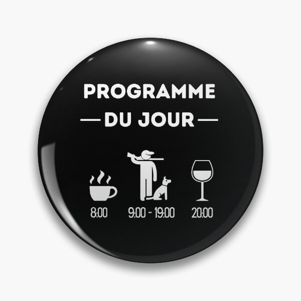 Aperçu de l'œuvre Programme du jour chasse créée et vendue par ProShirtDesign.