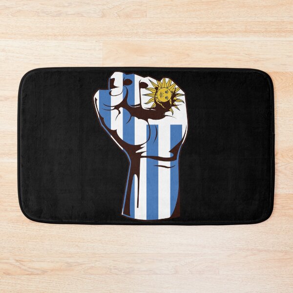 Artikelvorschau, Uruguay Flag Fist Ich liebe Uruguay entworfen und verkauft von 123428094.