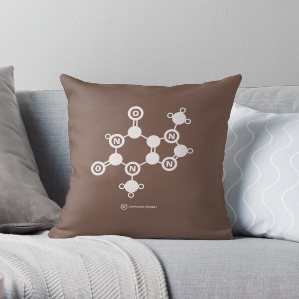Theobromine Throw Pillow
