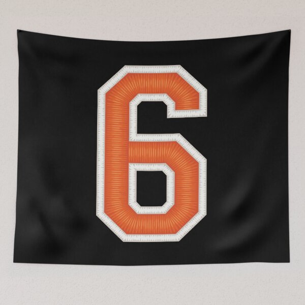 Item preview, Sports Number 6 Jersey Six Orange designed and sold by elhefe.