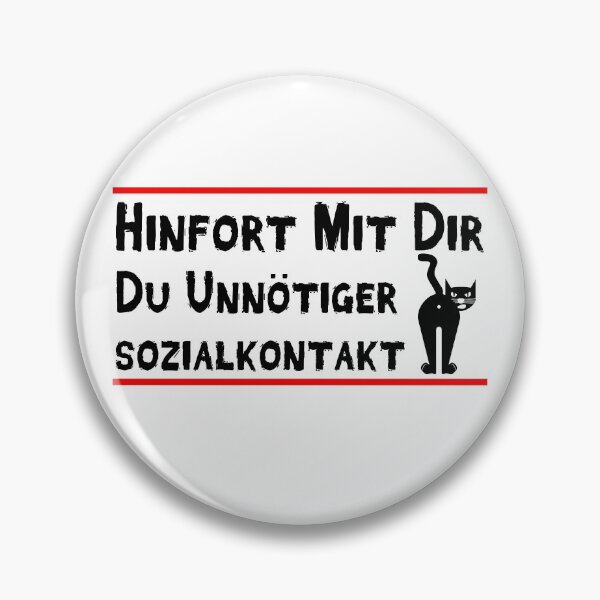 Item preview, Hinfort mit dir du Unnötiger Sozialkontakt Geh weg Lustiges designed and sold by estherbex2c.