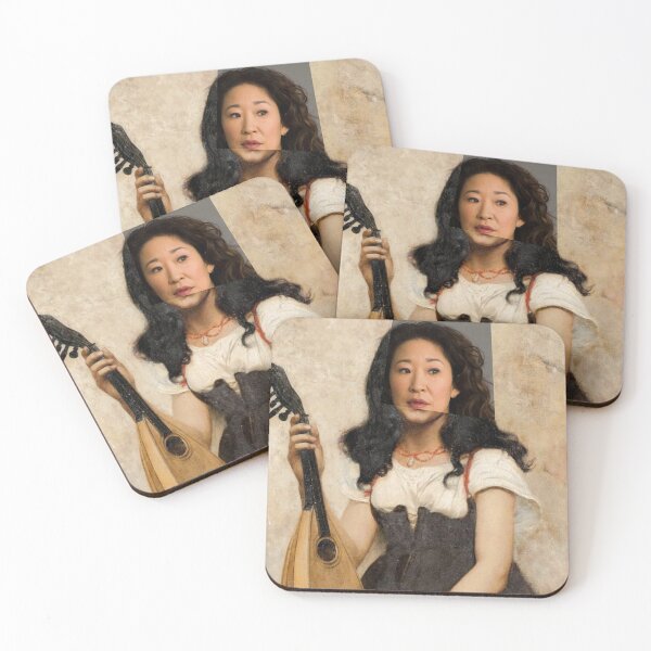 Item preview, Young woman with mandolin + Eve Polastri designed and sold by mainepad.