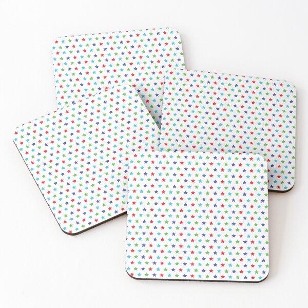 Item preview, White with Multicoloured Stars Design designed and sold by shadowbright.