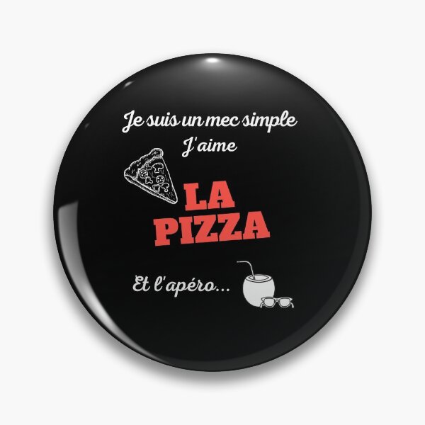 Artikelvorschau, Ich bin ein einfacher Typ, ich mag Pizza und Aperitif entworfen und verkauft von ProShirtDesign.