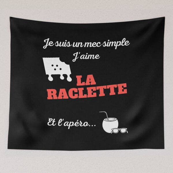 Item preview, I'm a simple guy, I like raclette and aperitif designed and sold by ProShirtDesign.
