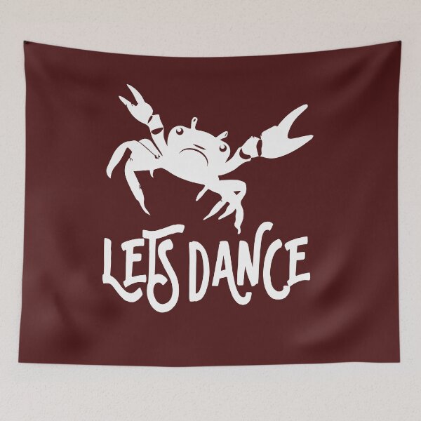 Item preview, White Crab Want To Dance designed and sold by MHabeeb.
