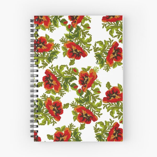 Item preview, Balkan handstitched flower pattern 2 designed and sold by sidekickfun.