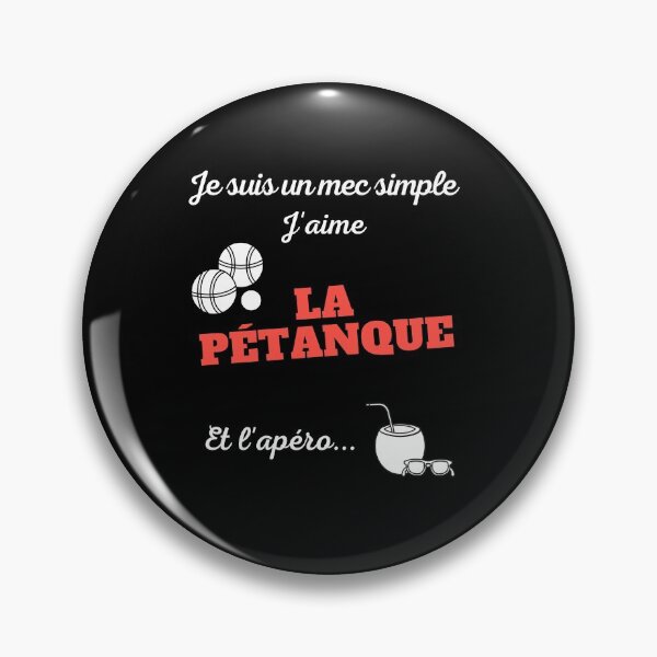 Item preview, I am a simple guy, I like pétanque and aperitif designed and sold by ProShirtDesign.