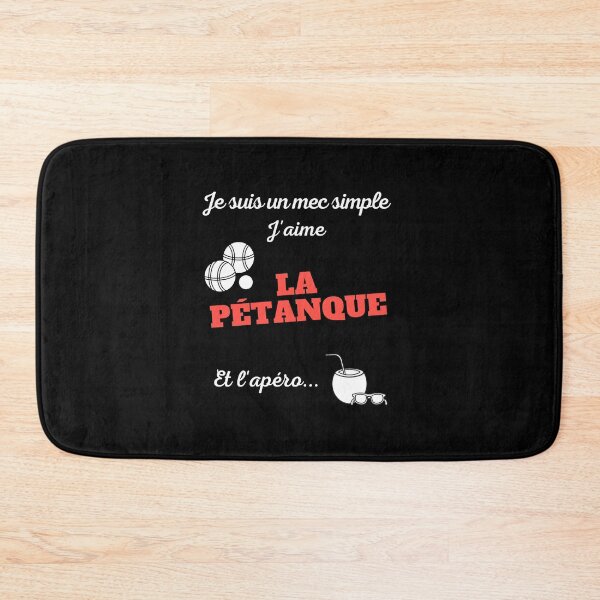 Item preview, I am a simple guy, I like pétanque and aperitif designed and sold by ProShirtDesign.