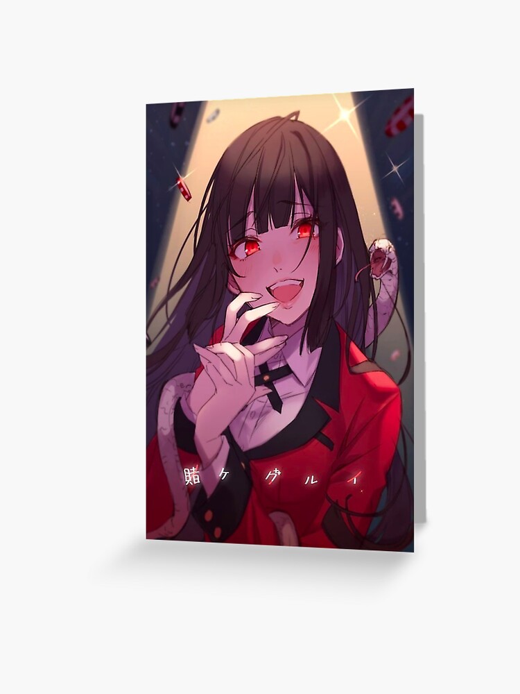 Kakegurui - Yumeko Jabami cards anime Greeting Card for Sale by