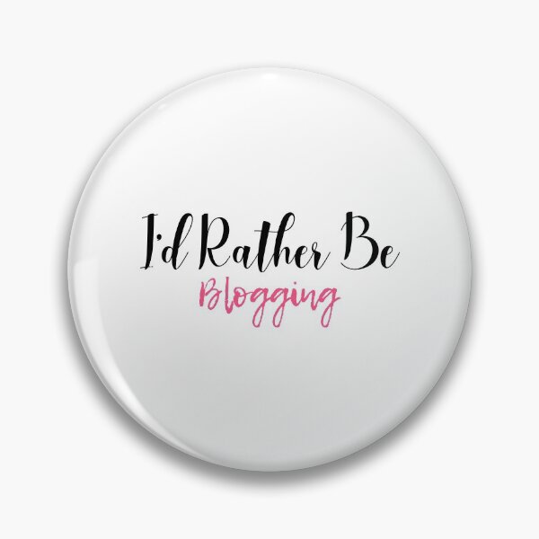 Item preview, I'd Rather be Blogging - Content Creator Blogging online news writing designed and sold by Alaadin Bendali Braham.