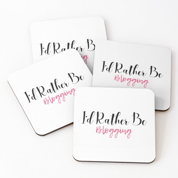 Item preview, I'd Rather be Blogging - Content Creator Blogging online news writing designed and sold by Alaadin Bendali Braham.