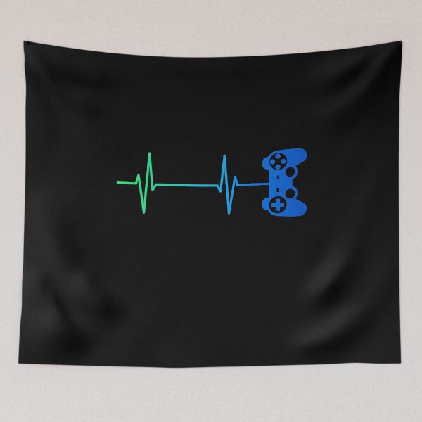 Artikelvorschau, Gamer Heartbeat Pulse Game Controller Nerdy entworfen und verkauft von Hyper-Field.