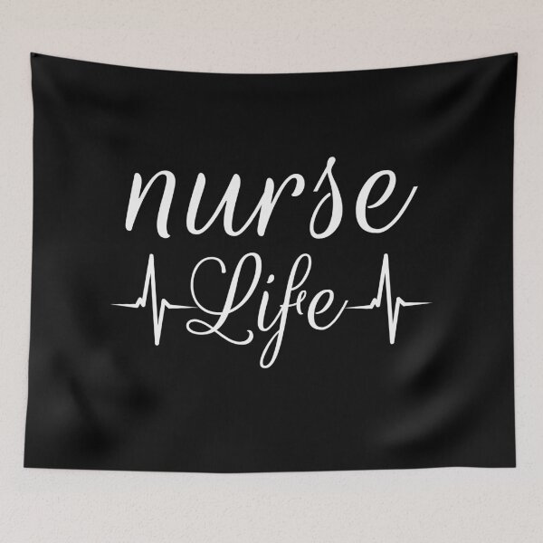 Item preview, Nurse Life beats heart designed and sold by Zilch-o.