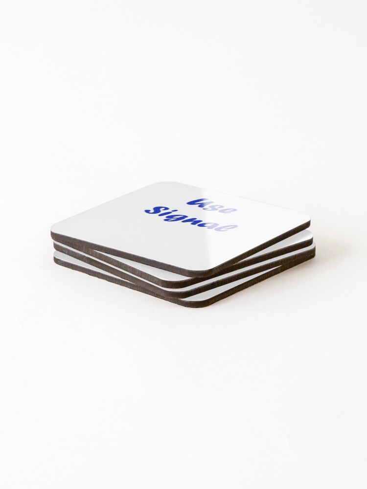 Thumbnail 4 of 5, Coasters (Set of 4), Use Signal designed and sold by TheDevilStore.