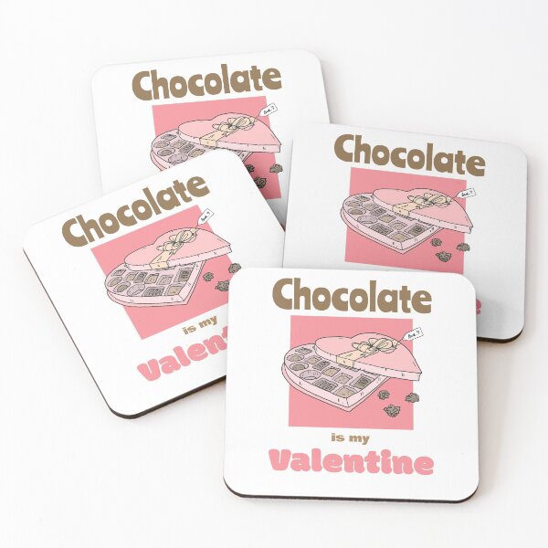 Item preview, Chocolate is my valentine designed and sold by 30-Merch.