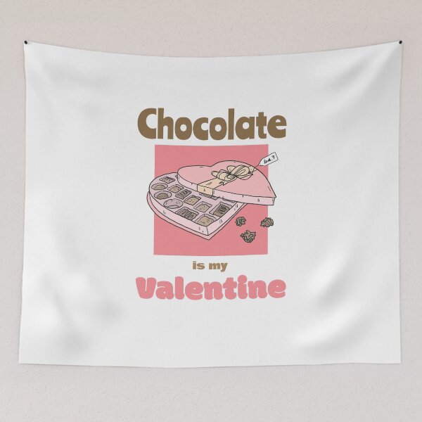 Item preview, Chocolate is my valentine designed and sold by 30-Merch.