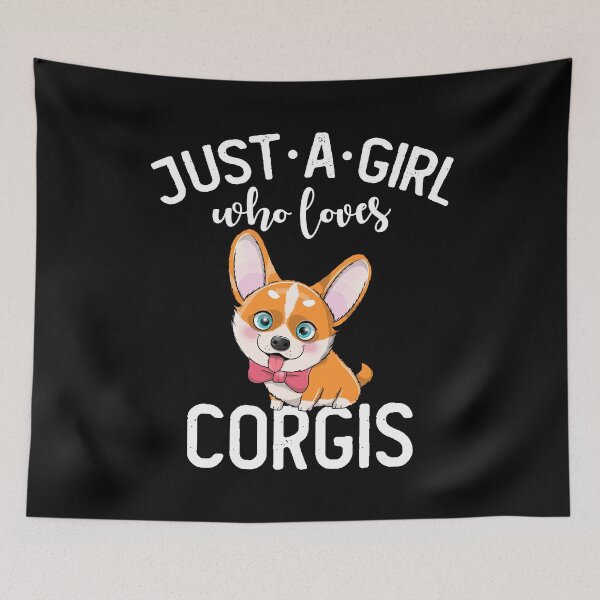 Item preview, Just A Girl Who Loves Corgis Funny Corgi Lover Gift  designed and sold by xtocky.