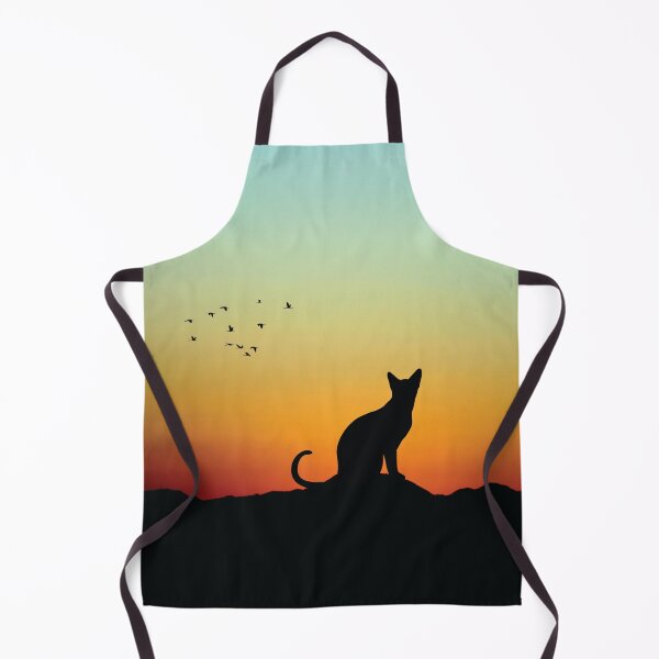 Item preview, Calm Cat in Sunset Evening designed and sold by kickingdesigns.