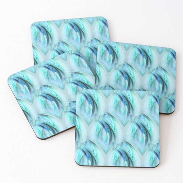 Item preview, abstract blue waves designed and sold by haroulita.