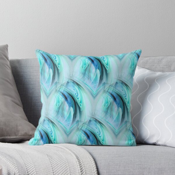 Item preview, abstract blue waves designed and sold by haroulita.