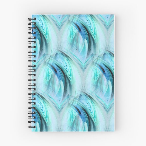 Item preview, abstract blue waves designed and sold by haroulita.