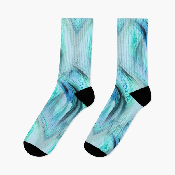 Item preview, abstract blue waves designed and sold by haroulita.