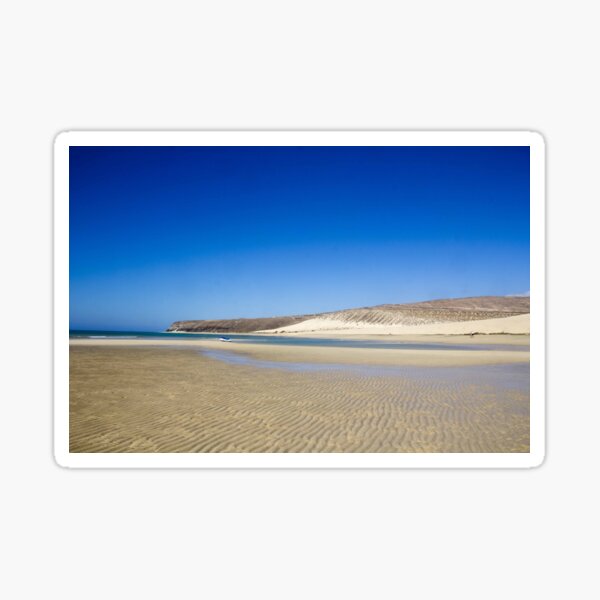 Beach in Fuerteventura Sticker
