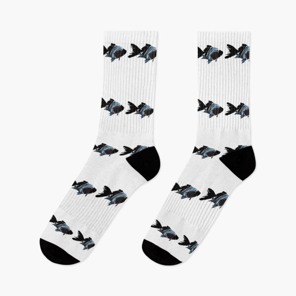 Artikelvorschau, Sharky Fish Essential Aufkleber entworfen und verkauft von Love2MakeArt.