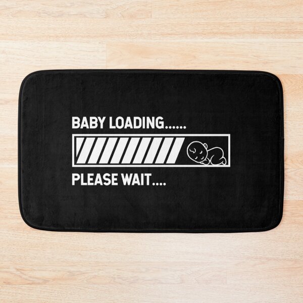 Item preview, Baby loading please wait funny shirt designed and sold by glitchman2.