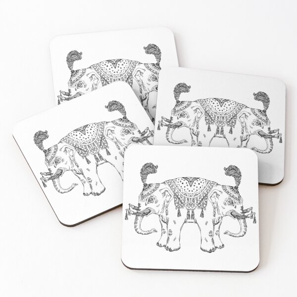 Item preview, Seeing Double Circus Elephants designed and sold by dyrirattlingourd.
