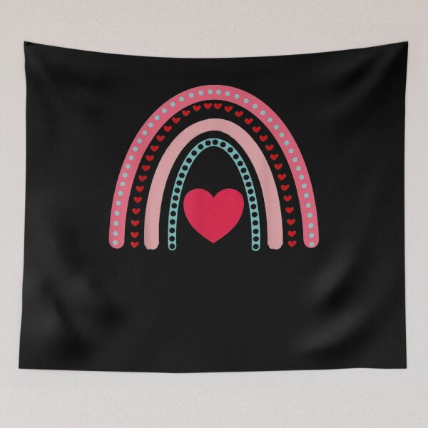 Item preview, Valentine Boho Rainbow designed and sold by shirleyfinley.