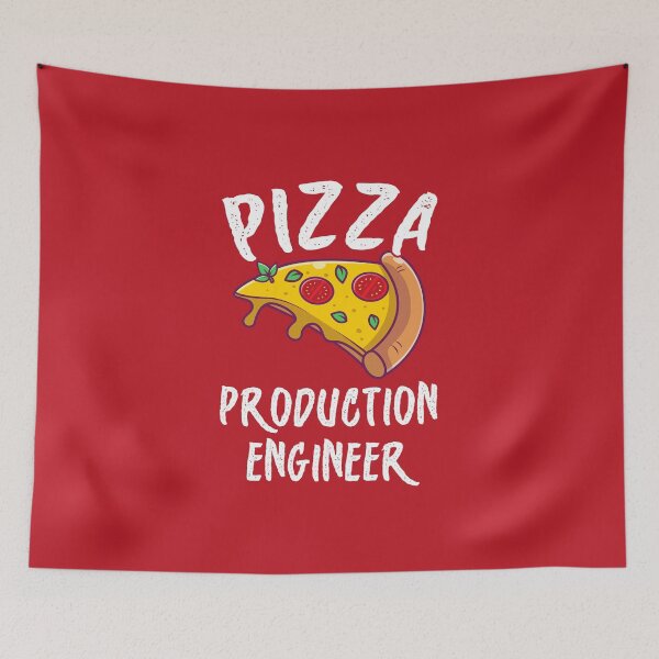Artikelvorschau, Pizza-Produktionsingenieur - Pizza Lover Foodie entworfen und verkauft von Alaadin Bendali Braham.
