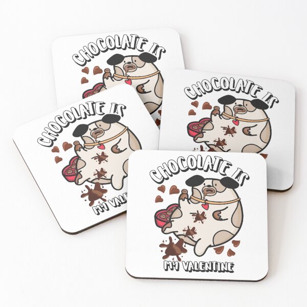 Item preview, Chocolate is my valentine designed and sold by Freeshstyle.