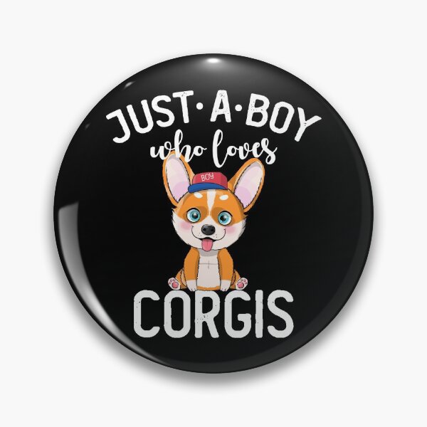 Item preview, Just A boy Who Loves Corgis Funny Corgi Lover Gift  designed and sold by xtocky.