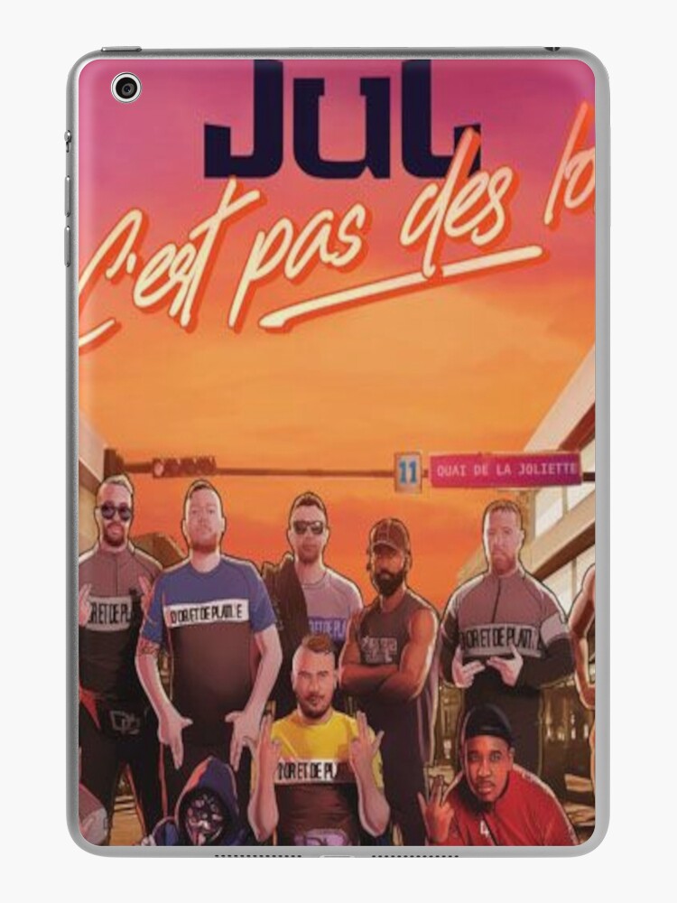 Sticker avec l'œuvre « Jul Album C'est pas des Lol » de l'artiste  Bashibouzouk