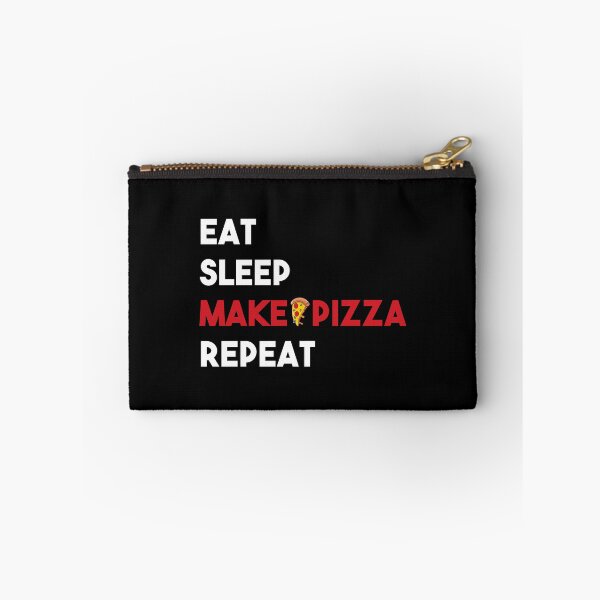 Item preview, Eat Sleep Make Pizza Repeat - Pizza Maker Lover Foodie  designed and sold by Alaadin Bendali Braham.