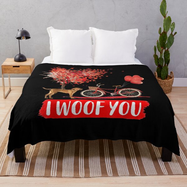 Artikelvorschau, Ich woof Sie Vizsla Hund Valentine Geschenke entworfen und verkauft von shirleyfinley.