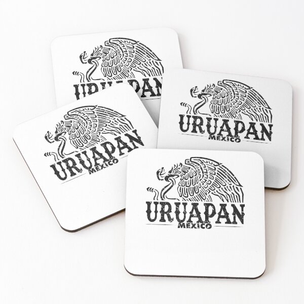 Artikelvorschau, Uruapan Mexico Eagle Vintage Retro Distressed entworfen und verkauft von LagunaBrands.