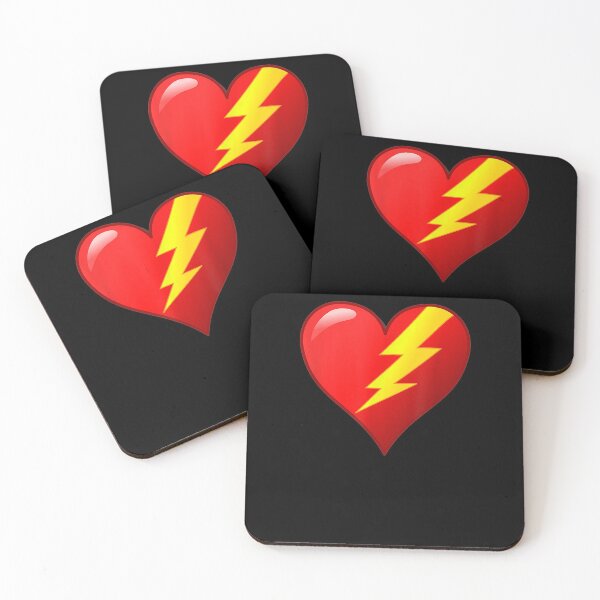 Item preview, Valentine Lightning Heart Lightning Bolt In Red Heart Gift designed and sold by shirleyfinley.