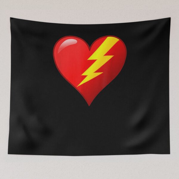 Item preview, Valentine Lightning Heart Lightning Bolt In Red Heart Gift designed and sold by shirleyfinley.