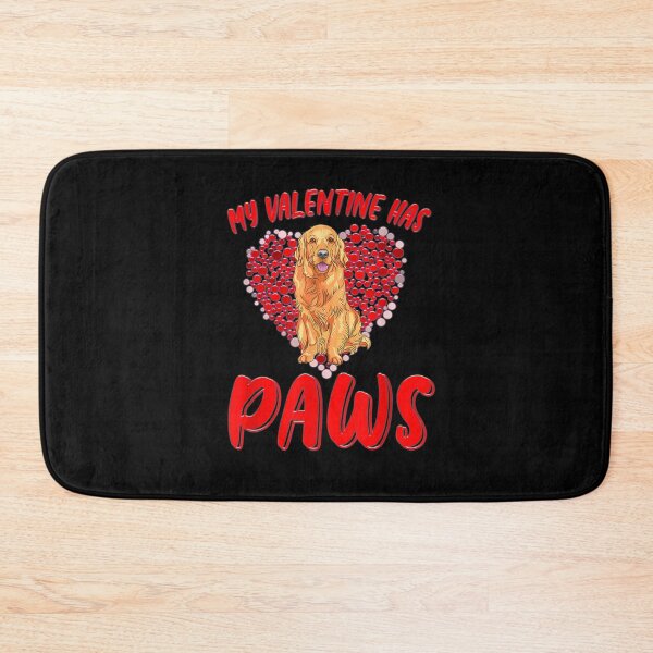 Item preview, My Valentine Has Paws Golden Retriever Valentine Gifts designed and sold by shirleyfinley.
